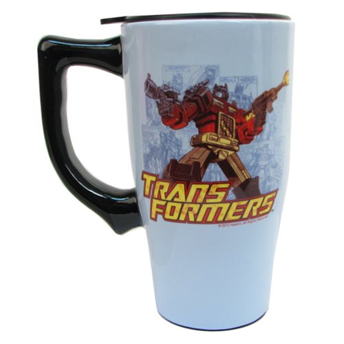 Transformers Ceramic 16 oz. Travel Mug with Handle